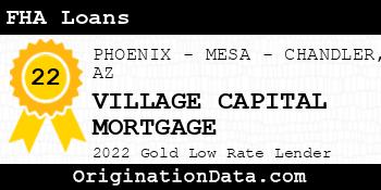 VILLAGE CAPITAL MORTGAGE FHA Loans gold