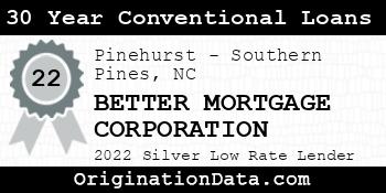 BETTER MORTGAGE CORPORATION 30 Year Conventional Loans silver