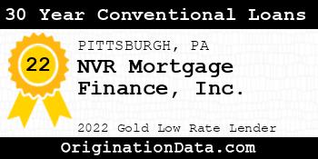 NVR Mortgage Finance 30 Year Conventional Loans gold