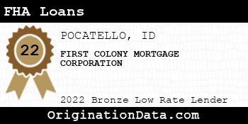 FIRST COLONY MORTGAGE CORPORATION FHA Loans bronze