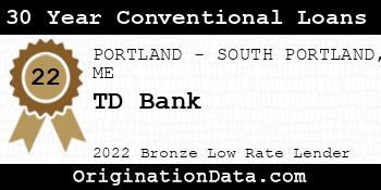 TD Bank 30 Year Conventional Loans bronze