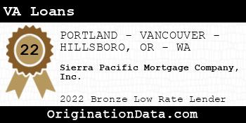 Sierra Pacific Mortgage Company VA Loans bronze