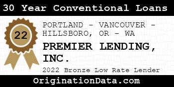 PREMIER LENDING 30 Year Conventional Loans bronze