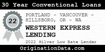 WESTERN EXPRESS LENDING 30 Year Conventional Loans silver