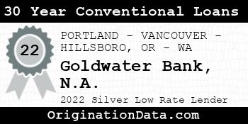 Goldwater Bank N.A. 30 Year Conventional Loans silver
