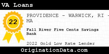 Fall River Five Cents Savings Bank VA Loans gold