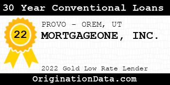 MORTGAGEONE 30 Year Conventional Loans gold
