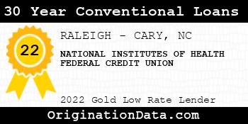NATIONAL INSTITUTES OF HEALTH FEDERAL CREDIT UNION 30 Year Conventional Loans gold