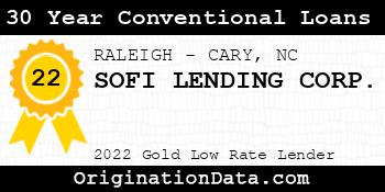 SOFI LENDING CORP. 30 Year Conventional Loans gold