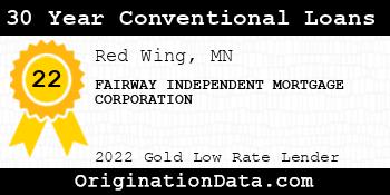 FAIRWAY INDEPENDENT MORTGAGE CORPORATION 30 Year Conventional Loans gold