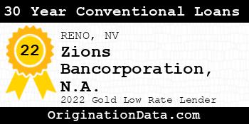 Zions Bank 30 Year Conventional Loans gold