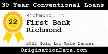 First Bank Richmond 30 Year Conventional Loans gold