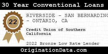 Credit Union of Southern California 30 Year Conventional Loans bronze