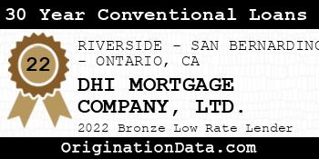 DHI MORTGAGE COMPANY LTD. 30 Year Conventional Loans bronze