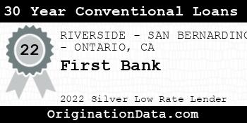 First Bank 30 Year Conventional Loans silver