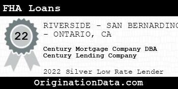 Century Mortgage Company DBA Century Lending Company FHA Loans silver