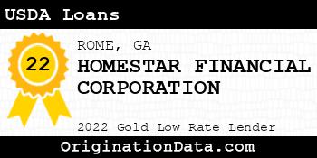 HOMESTAR FINANCIAL CORPORATION USDA Loans gold