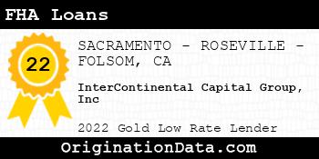 InterContinental Capital Group Inc FHA Loans gold