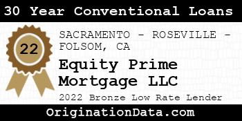 Equity Prime Mortgage 30 Year Conventional Loans bronze