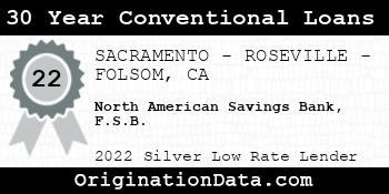 North American Savings Bank F.S.B. 30 Year Conventional Loans silver