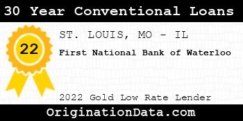 First National Bank of Waterloo 30 Year Conventional Loans gold
