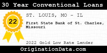 First State Bank of St. Charles Missouri 30 Year Conventional Loans gold