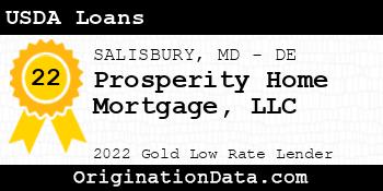 Prosperity Home Mortgage USDA Loans gold