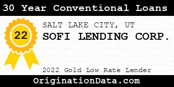 SOFI LENDING CORP. 30 Year Conventional Loans gold