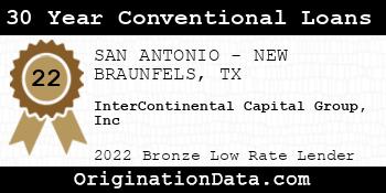 InterContinental Capital Group Inc 30 Year Conventional Loans bronze