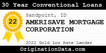 AMERISAVE MORTGAGE CORPORATION 30 Year Conventional Loans gold