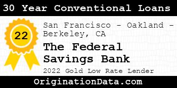 The Federal Savings Bank 30 Year Conventional Loans gold