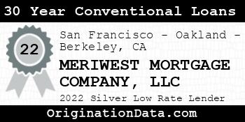 MERIWEST MORTGAGE COMPANY 30 Year Conventional Loans silver