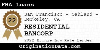 RESIDENTIAL BANCORP FHA Loans bronze