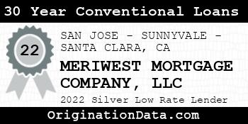 MERIWEST MORTGAGE COMPANY 30 Year Conventional Loans silver