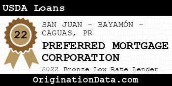PREFERRED MORTGAGE CORPORATION USDA Loans bronze