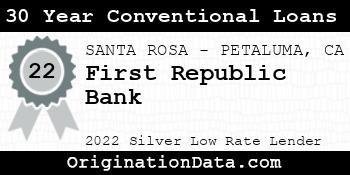 First Republic Bank 30 Year Conventional Loans silver