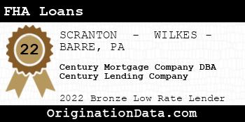Century Mortgage Company DBA Century Lending Company FHA Loans bronze