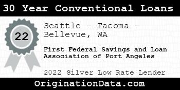 First Federal Savings and Loan Association of Port Angeles 30 Year Conventional Loans silver