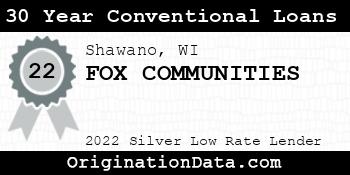 FOX COMMUNITIES 30 Year Conventional Loans silver