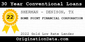 HOME POINT FINANCIAL CORPORATION 30 Year Conventional Loans gold