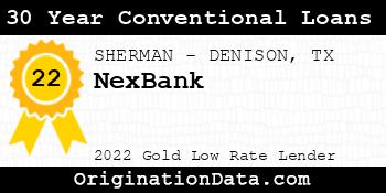 NexBank 30 Year Conventional Loans gold
