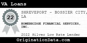 HOMEBRIDGE FINANCIAL SERVICES VA Loans silver