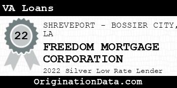 FREEDOM MORTGAGE CORPORATION VA Loans silver