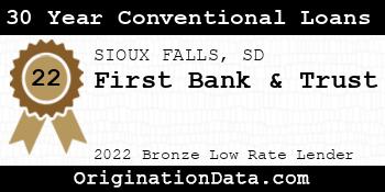 First Bank & Trust 30 Year Conventional Loans bronze