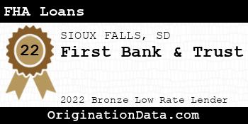 First Bank & Trust FHA Loans bronze