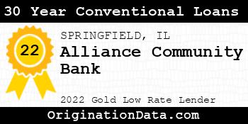 Alliance Community Bank 30 Year Conventional Loans gold