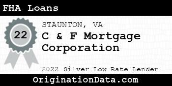 C & F Mortgage Corporation FHA Loans silver