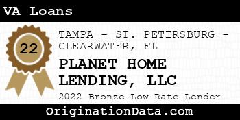 PLANET HOME LENDING VA Loans bronze