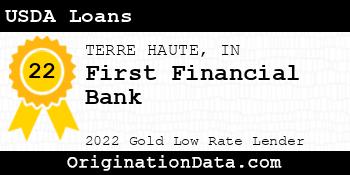 First Financial Bank USDA Loans gold