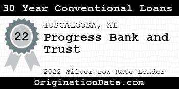 Progress Bank and Trust 30 Year Conventional Loans silver
